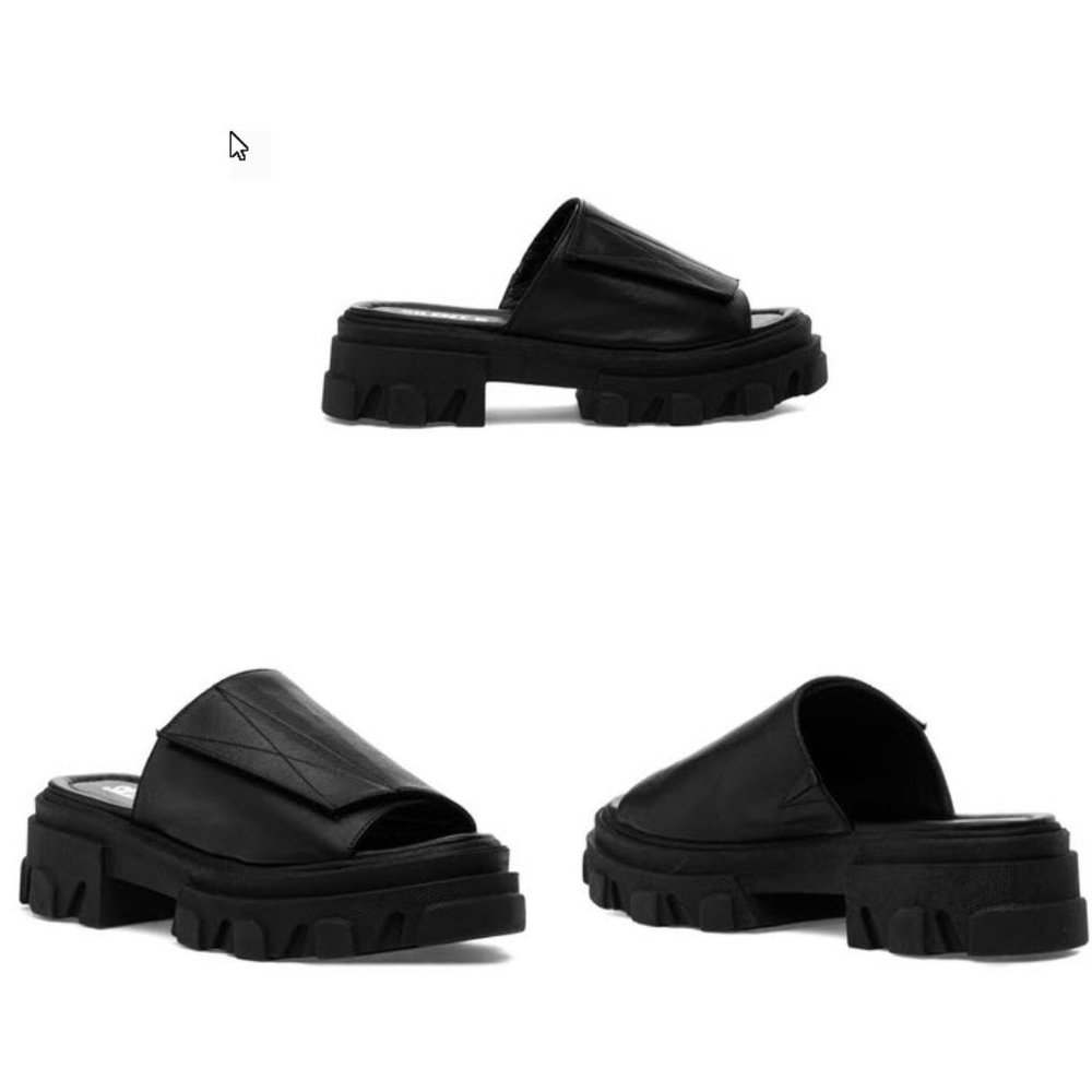 Silent D Cermpa Lug Slide Sandals Sz EU36/US5.5-6